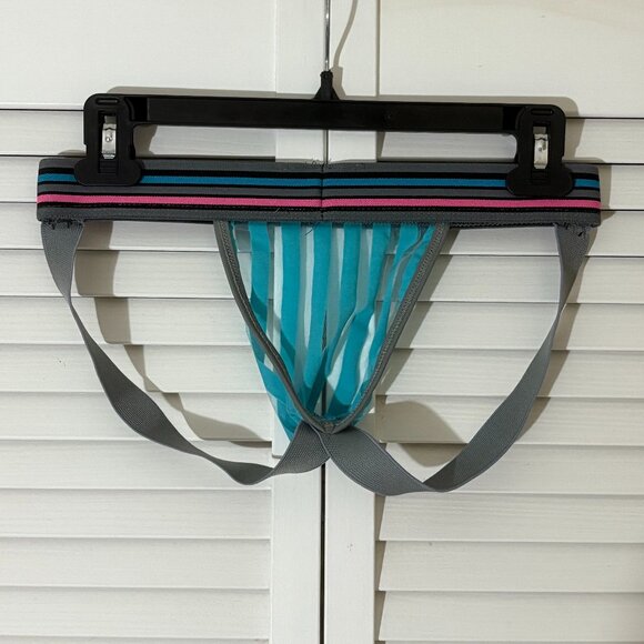 Pistol Pete Chromatic Mesh Striped Jock - Picture 3 of 3